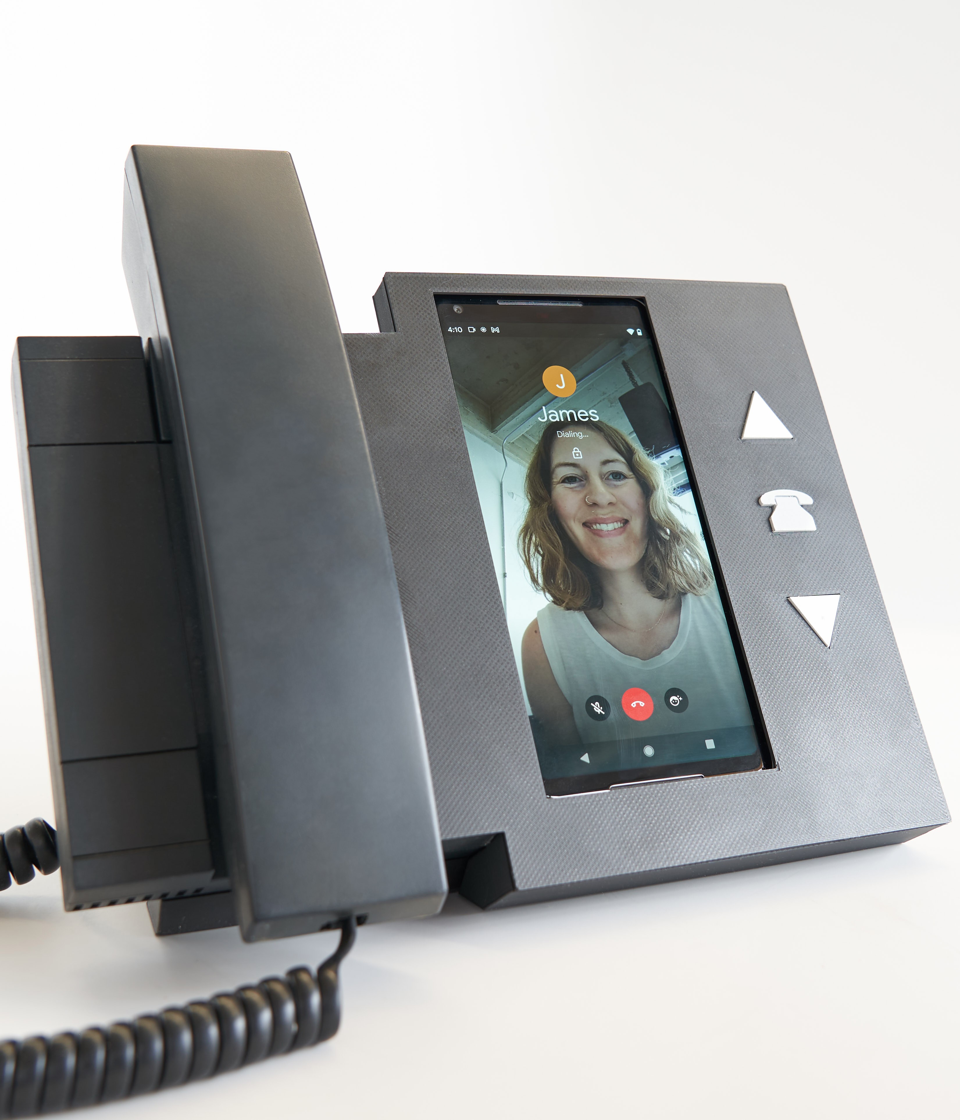 photograph still of the video phone